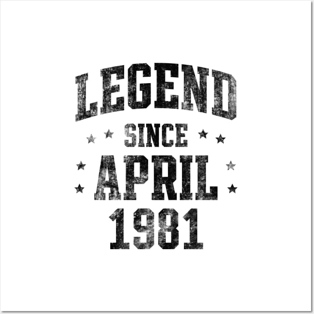 Legend since April 1981 Wall Art by Creativoo